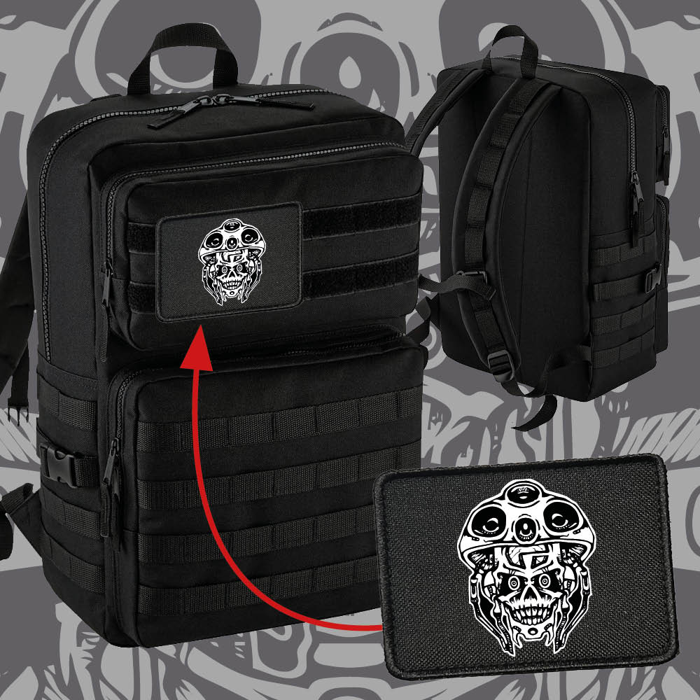 Batoh s vyměnitelnými patchemi -25L